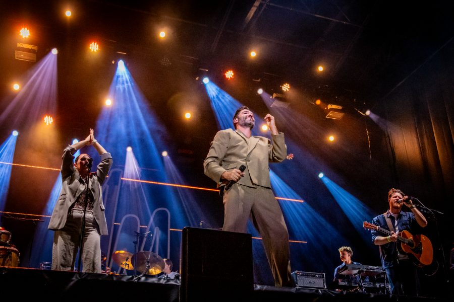 Concert op het podium